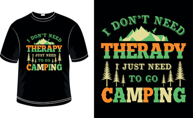 Mountain typography t-shirt design template