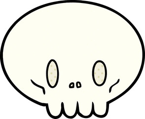 cartoon skull
