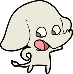 cute cartoon elephant