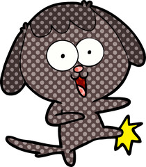 cute cartoon dog