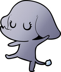 cute cartoon elephant