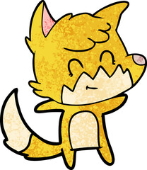 cartoon friendly fox