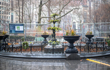 fountain in the park
