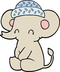 cartoon cute elephant