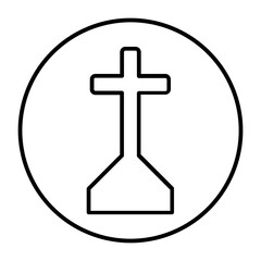 Obraz premium salib icon