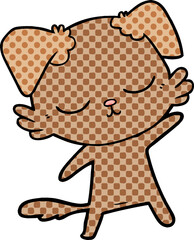 cute cartoon dog