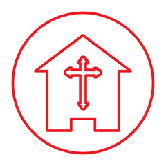 Obraz premium salib icon