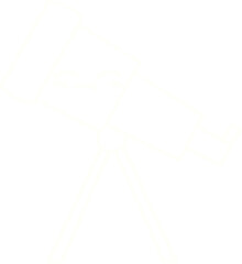 Telescope Chalk Drawing