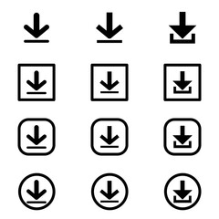 Software download icon. Download. Download icon set.
Simple vector illustration. Arrow downloading icon. Vector illustration. download icon symbol vector.