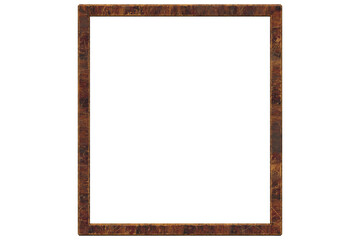 cornice legno fondo trasparente isolato  © artemix