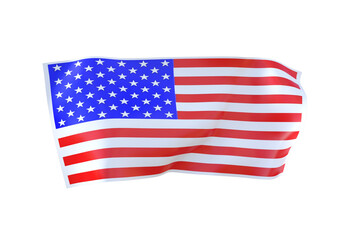 bandiera americana fondo isolato trasparente 