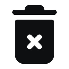 Fototapeta premium trash can icon
