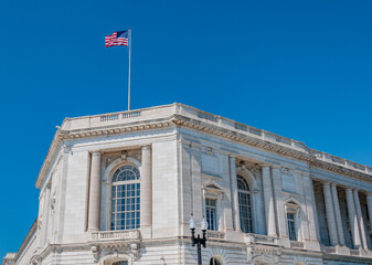 Fototapeta na wymiar The Russell Senate Office Building, Washington, DC USA