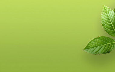 Background with green leaves of a plant. Ecological concept, nature, green energy, sustainability and life. Generative ai.