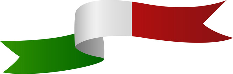 Italy insignia ribbon in PNG file