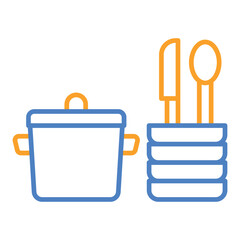 Kitchen utensils Icon