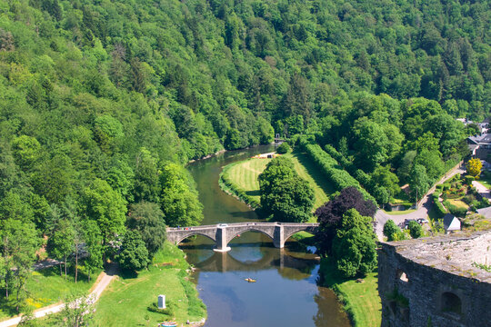 Beautiful view of Bouillon, Belgium