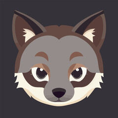 Cute vector dog or puppy illustration