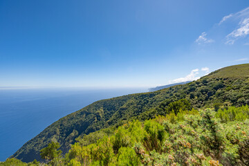 Fototapeta na wymiar beautiful landscape in Madeira island on a sunny day