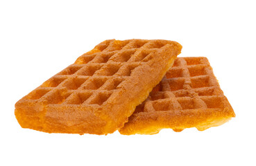 belgian waffles isolated