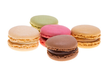 Fototapeta premium macarons isolated