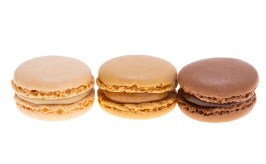 macarons isolated