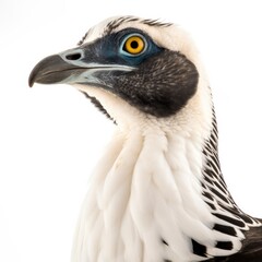Fototapeta premium Greater Sage-Grouse bird isolated on white background. Generative AI