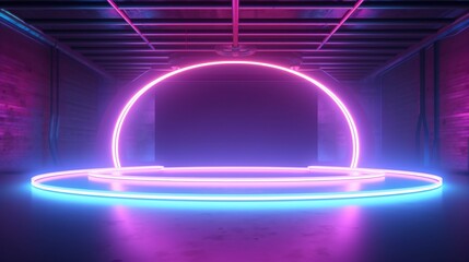 Abstract Neon Background