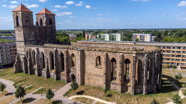 cathedral St. Nikola in zerbst saxony-anhalt,germany