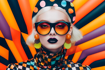 Chic and Empowered. The Inspiring Woman in Blazewave Fashion. AI Generated