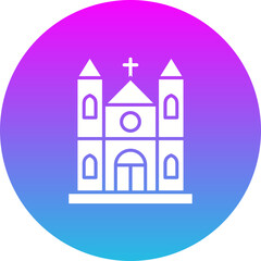 Fototapeta premium Church Icon
