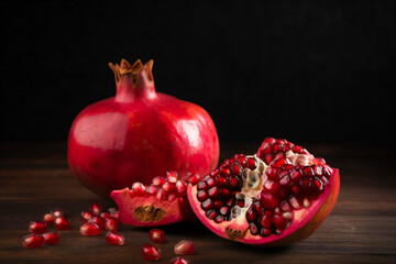 Pomegranate and Seeds.  Generative AI