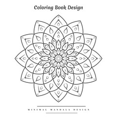 Creative arabesque islamic mandala design and coloring book for kids