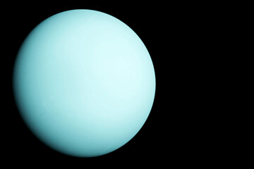 Fototapeta na wymiar Planet Neptune on a dark background. Elements of this image furnishing NASA.