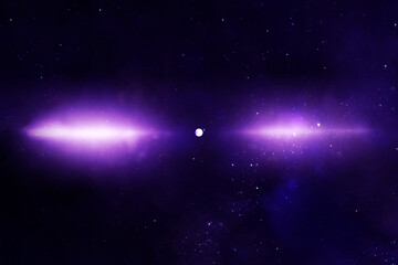 Obraz na płótnie Canvas Neutron star, pulsar. Elements of this image furnishing NASA.