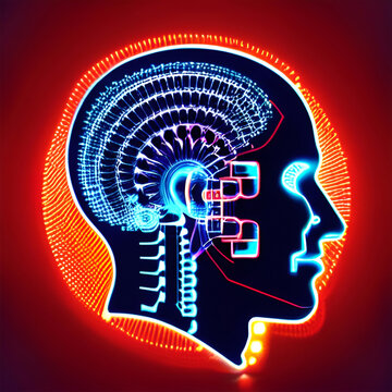 artificial intelligence - head shape - AI
