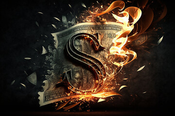 Amazing Dynamic Franchise Money Background: Powering Financial Success - Generate IA