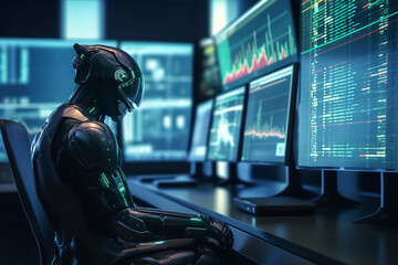 Future of Finance: Artificial Intelligence Analyzing Financial Data - Generate IA