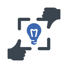 Fototapeta premium Idea conception icon