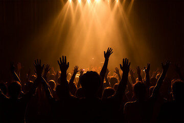 crowd at the concert generative ai
