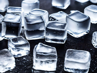 ice cubes background