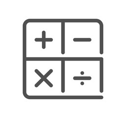 Finance related icon outline and linear symbol.