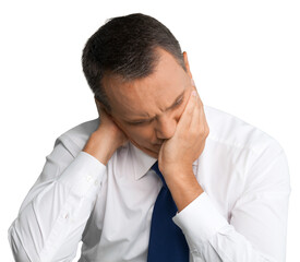 Portrait of a Worried Businessman