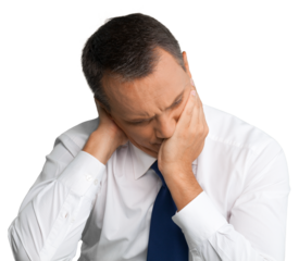 Portrait of a Worried Businessman