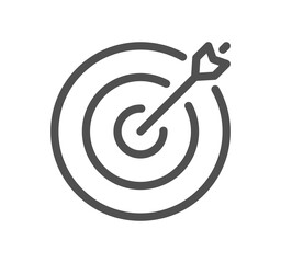 Core values related icon outline and linear symbol.