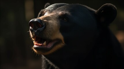 The Enigmatic Smile of the Sun Bear