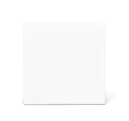 Realistic cardboard packaging box mockup. Vector illustration on white background. Can be use for food, cosmetic, pharmacy and other. Ready for your presentation. EPS10.