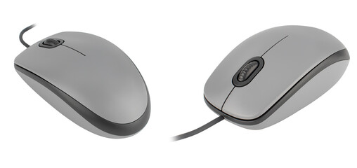 computer mouse, manipulator, on a white background in isolation