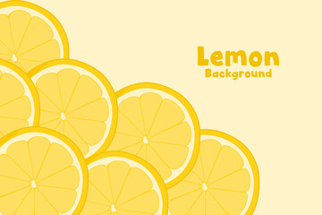 lemon slices background