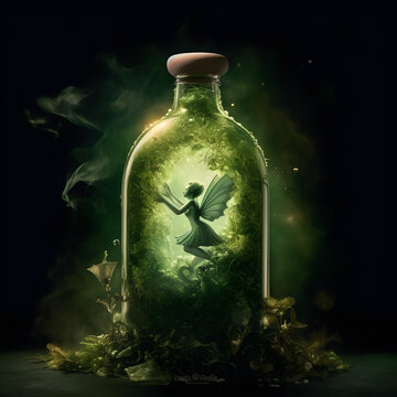 The Green Fairy in a Bottle - Generative AI